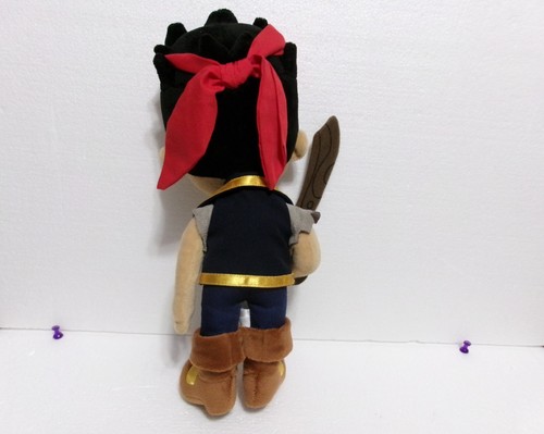 JAKE AND THE Neverland PIRATES  14" PLUSH Character Disney Store Captain Jake - Picture 2 of 9