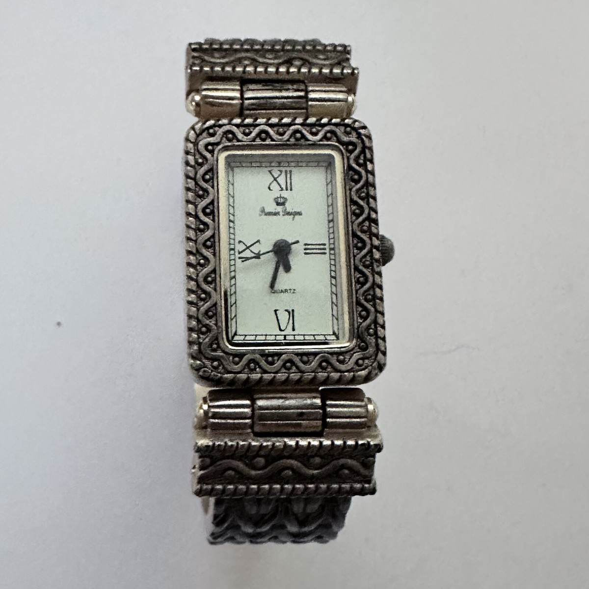Ladies Premier Designs Stylish Rectangle Gold Tone Cuff Band 