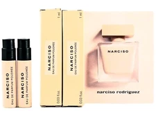 NARCISO RODRIGUEZ NARCISO EDP POUDREE 1.0ml .03fl oz x 2 PERFUME SPRAY SAMPLES
