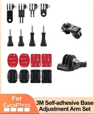 Go Pro SJCAM AKASO EKEN DJI YI Insta360 Adjustment Arm Set Kit with 3M