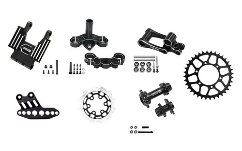 Losi 1/4 スペアパーツ ALUMINUM COMBO UPGRADE PARTS SET FOR 1/4 LOSI PROMOTO-MX