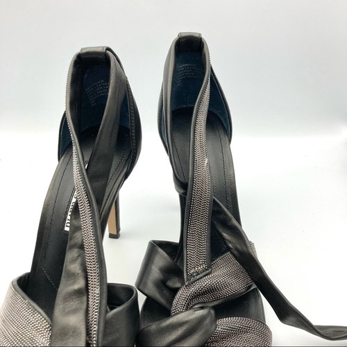 CHARLES DAVID Espionage Ankle Strap Sandal Leather Heels Pumps Size 9M - Picture 5 of 11