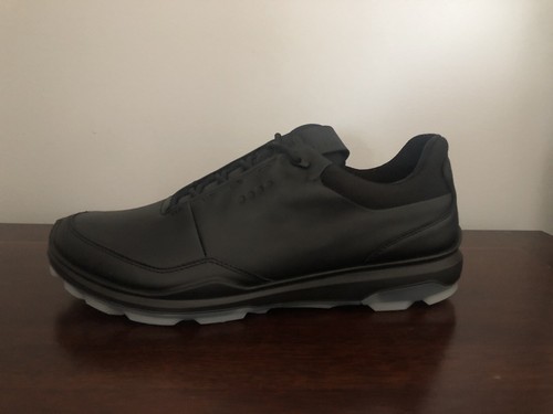 ECCO Biom Hydromax Hybrid 3 Men’s Size 9-9.5 (EU 43) Golf Shoes Black - Picture 1 of 8