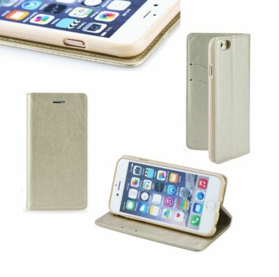 Book Case SMART MAGNET GLATT Etui Schutz Tasche Cover Buch Hülle ver Handy