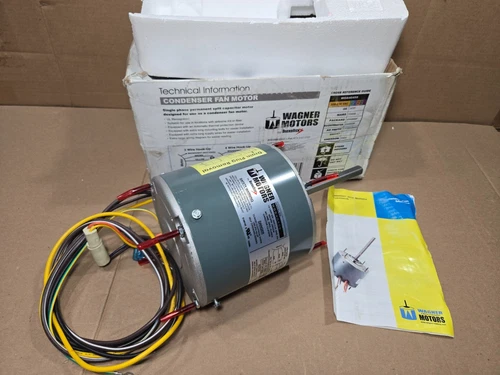 OEM WG840459 Condenser Fan Motor, 1/3, 1/4, 1/5, 1/6, 1/8 HP, 203-230V, 825 RPM