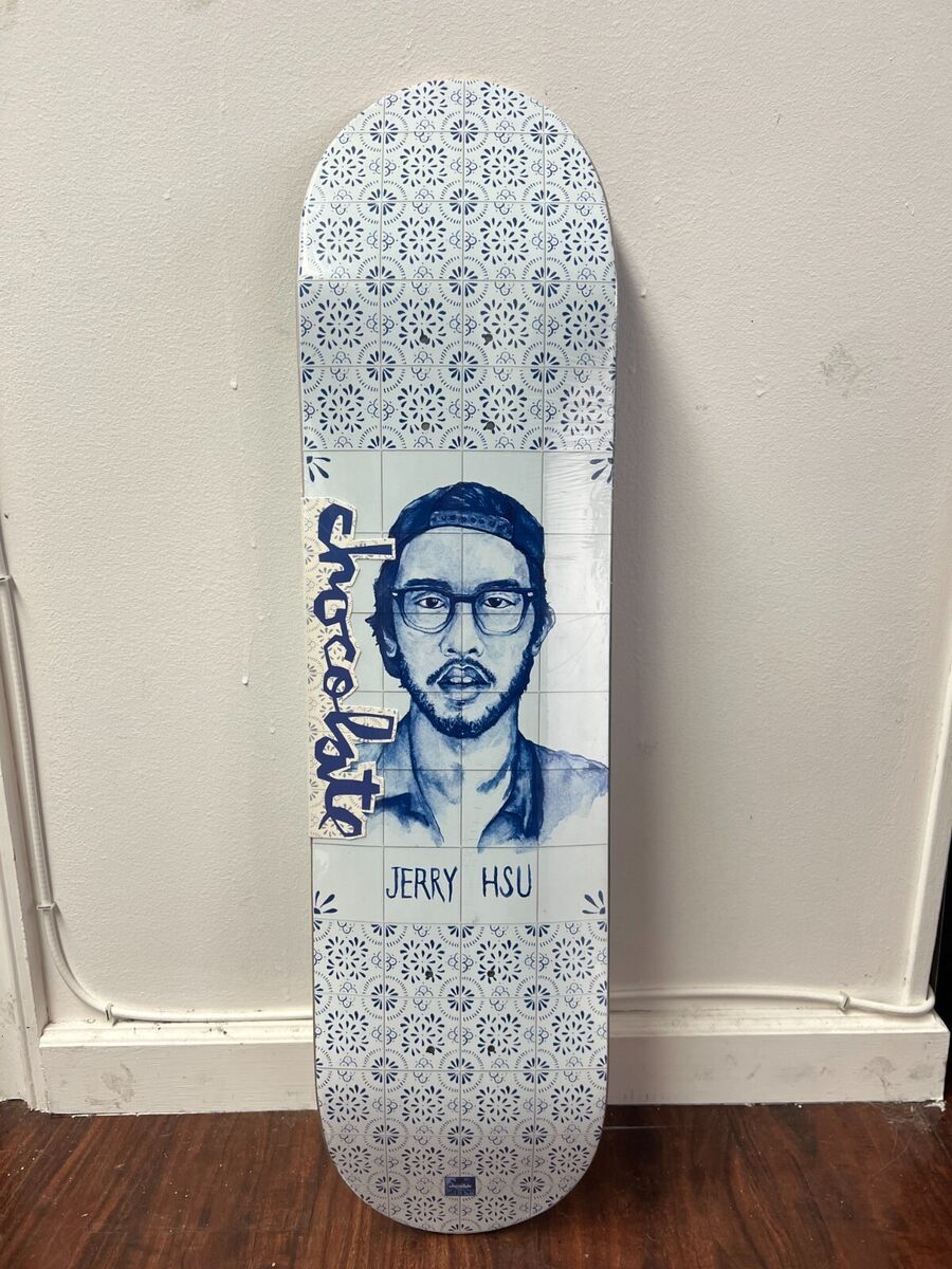 Chocolate Jerry Hsu スケートボード コンプリート RARE Chocolate Skateboards Deck Jerry Hsu Talavera in shrink
