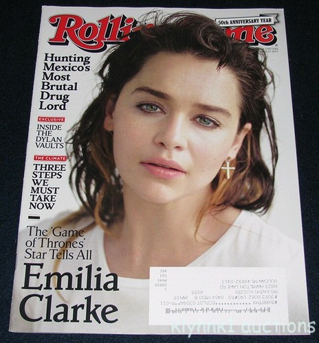 Rolling Stone Magazine Emilia Clarke Game of Thrones issue 1291 / July 2017