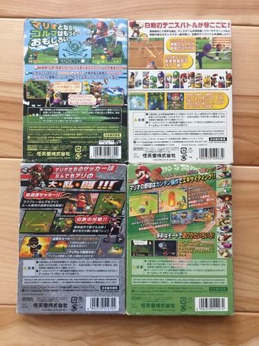 Mario Tennis Golf Striker Football Baseball Gamecube Japan Nintendo NTSC-J Gc - Picture 2 of 12