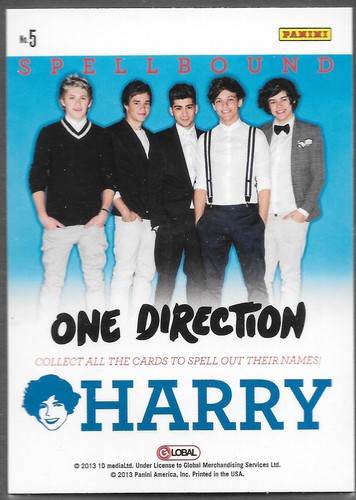 ONE DIRECTION 2013 Panini Single Insert Cards - Choose Complete Your Sets MINT - Picture 76 of 221