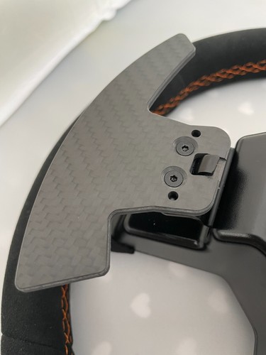 Echt Kohlefaser Schaltpaddel für Fanatec CSL Elite WRC Rad - Bild 4 von 6