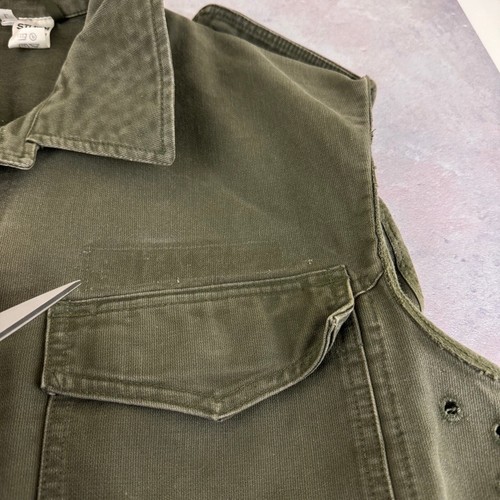German Sturm Vest Size L Army Green Altered Shortened Military Wear READ - Picture 6 of 10
