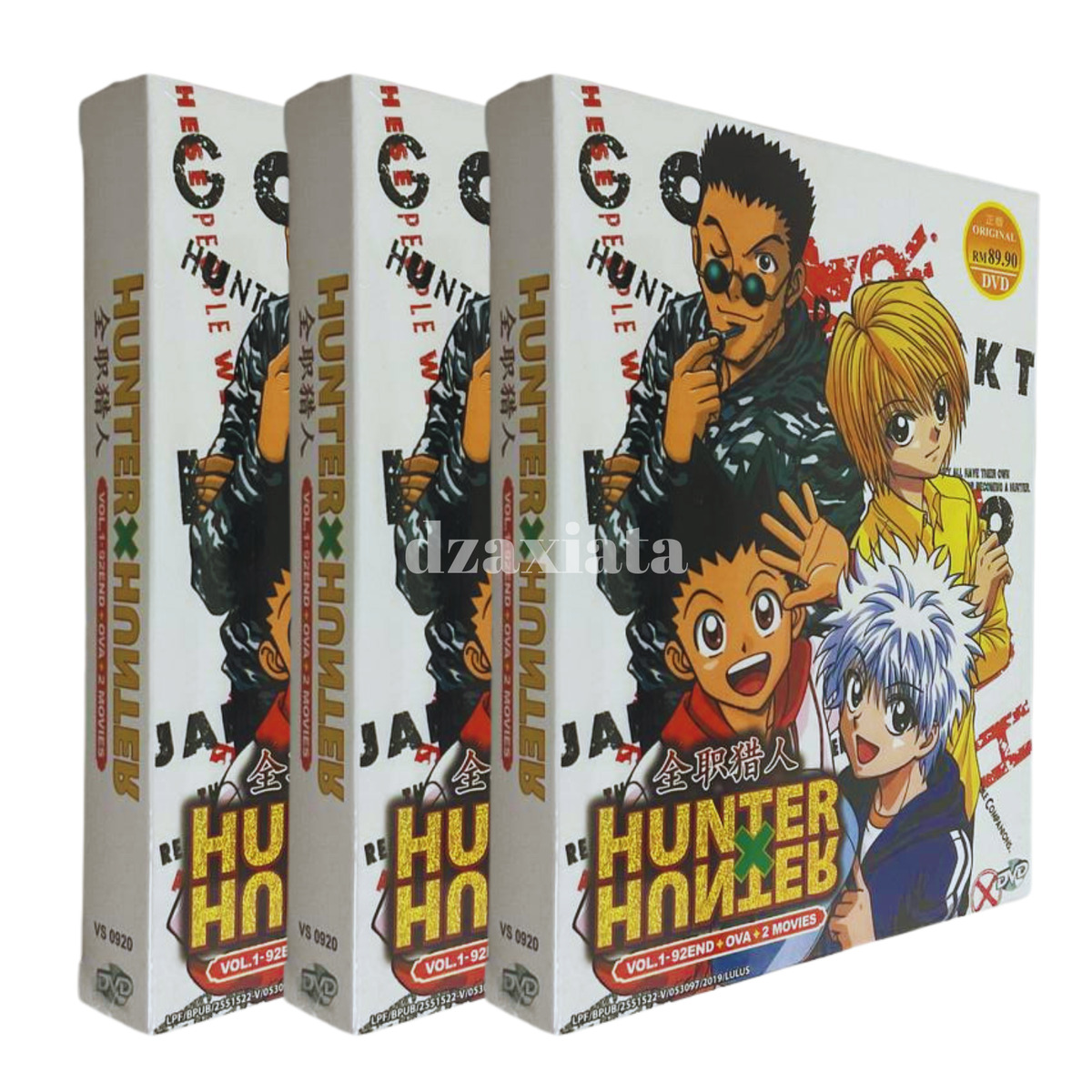 Hunter x Hunter Complete Series English Subtitle Vol 1-92 End +OVA+2 Movie  DVD