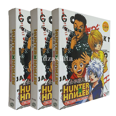 DVD ANIME HUNTER X HUNTER VOL.1-92 END + OVA + 2 MOVIE ENGLISH