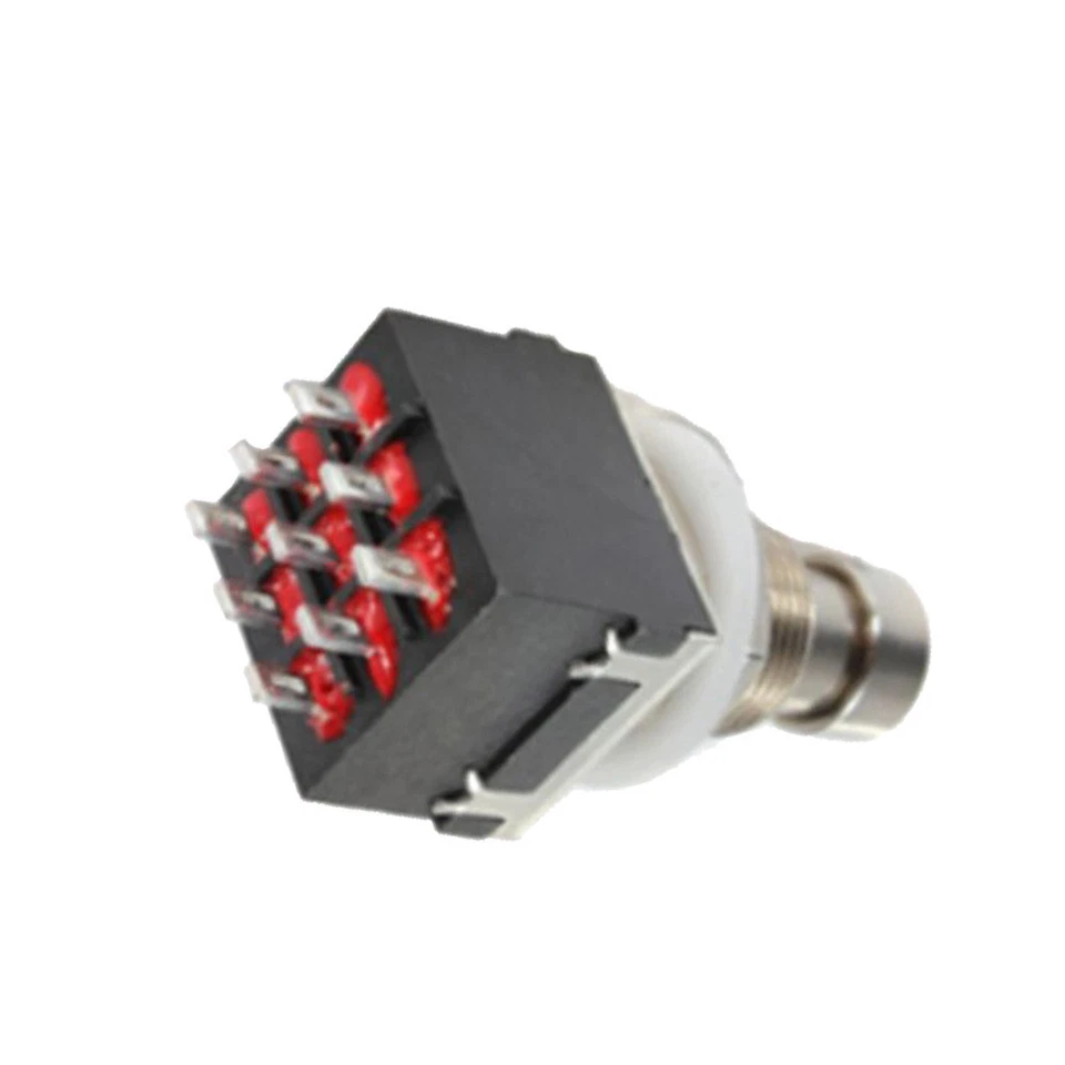 Fußschalter Foot Switch Einbau Schalter 3PDT 9Pin Wahre Bypass Metall schwarz HY - Bild 4 von 4