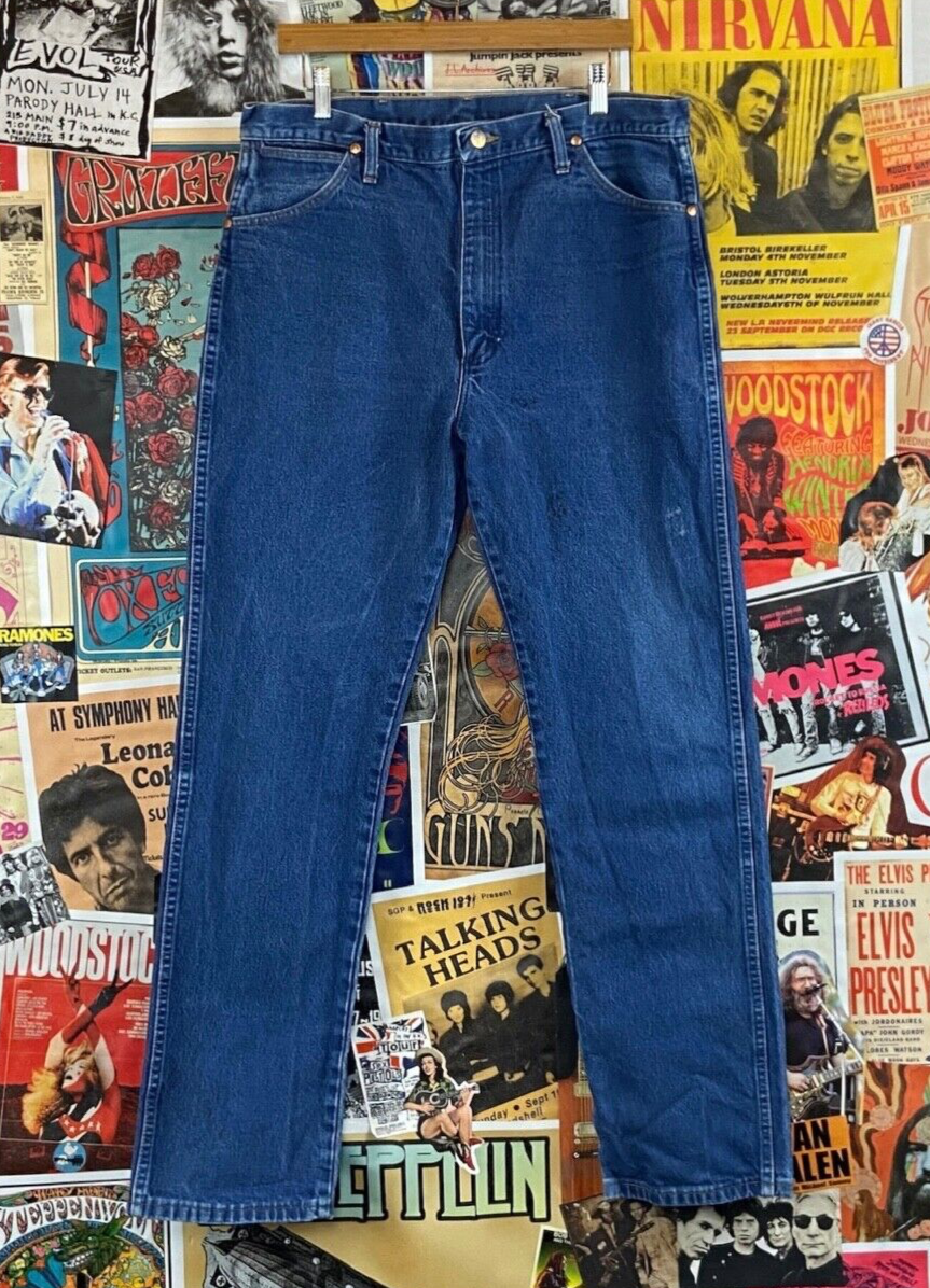 90’s Wrangler 13MWZWK USA製　37×29 Vintage 70's Deadstock Wrangler 13MWZ Denim Jeans Waist 27