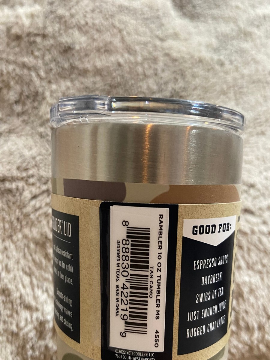 Yeti Rambler 10oz Tumbler *TAN CAMO* LIMITED EDITION* RARE