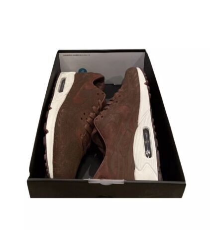 Nike Air Max 90 Laser Men Shoes Dark Pony Light Bone Size 9.5