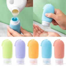 Silicone Split Bottle Travel Portable Lotion Squeeze Tube Refillable 60/90ml