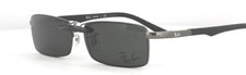 Custom-Made Polarized CLIP-ON Sunglasses To Fit Ray-Ban TITANIUM 8667 52x17 8667