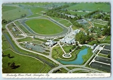 c1980 Lexington Kentucky KY Postcard Horse Park Aerial View Tour Area Building