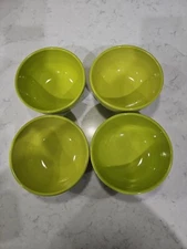 Lot Of 4 FiestaWare HLC Lemongrass Green 5 1/2"  Bowls