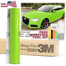Genuine 3M 2080 Series G16 Gloss Light Green Vinyl Wrap Vehicle Film Decal Sheet