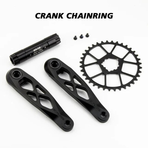 Ultraleichte MTB Fahrrad Kurbel 165mm DUB Achse 29mm Mountainbike Kurbelgarnitur 170mm - Bild 31 von 48