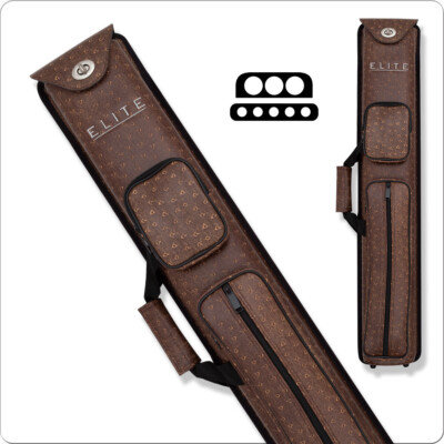 Elite ECN35 Nexus 3x5 Hard Pool Cue Case - Brown