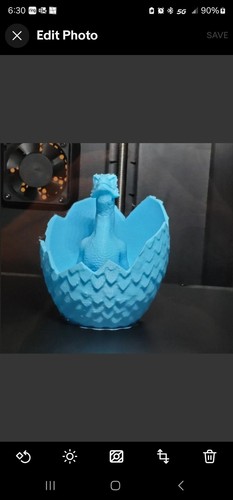 GOT (Game Of Thrones) Drogon Dragon Egg - Hatched Model - Picture 3 of 4