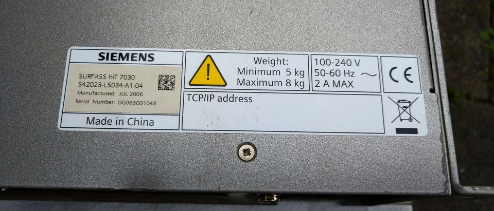 Siemens SURPASS hiT 7030 Chassis. Hersteller №: S42023-L5034-A1-02. - Bild 3 von 4