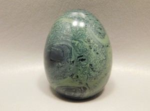 Green-Gemstone-Egg-Kabamba-Jasper-50-mm-2-inch-Collector-Mineral-1
