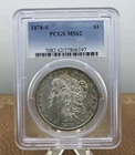 1878-S Morgan $1 – PCGS MS62