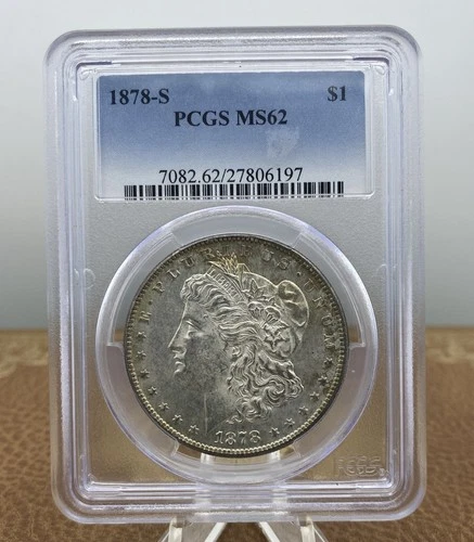 1878-S Morgan $1 – PCGS MS62