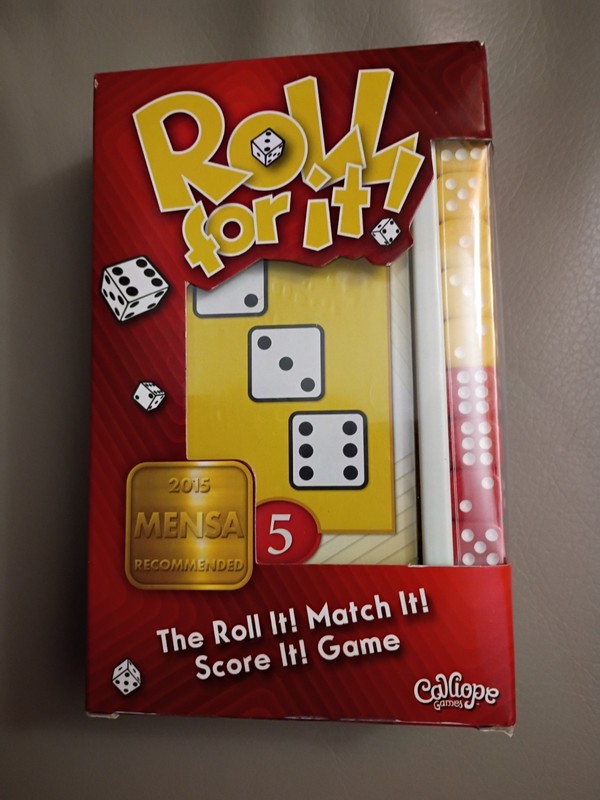 NEW Roll For It! Dice Game For 2-4 Players Calliope Games 2016 Edition, Sealed!
