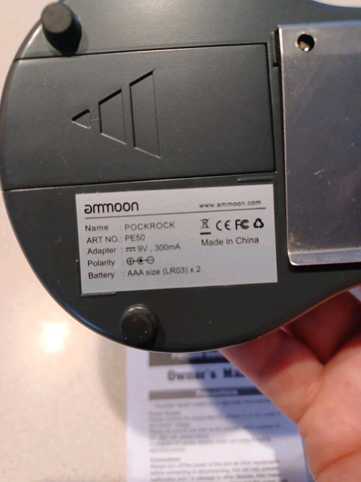 Ammoon PockRock 便携式吉他 15 多效 FX 处理器效果器 黑色 — 第 3/4 张图片