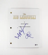 The Big Lebowski Bridges and Goodman Autographed Signed Script Beckett BAS COA
