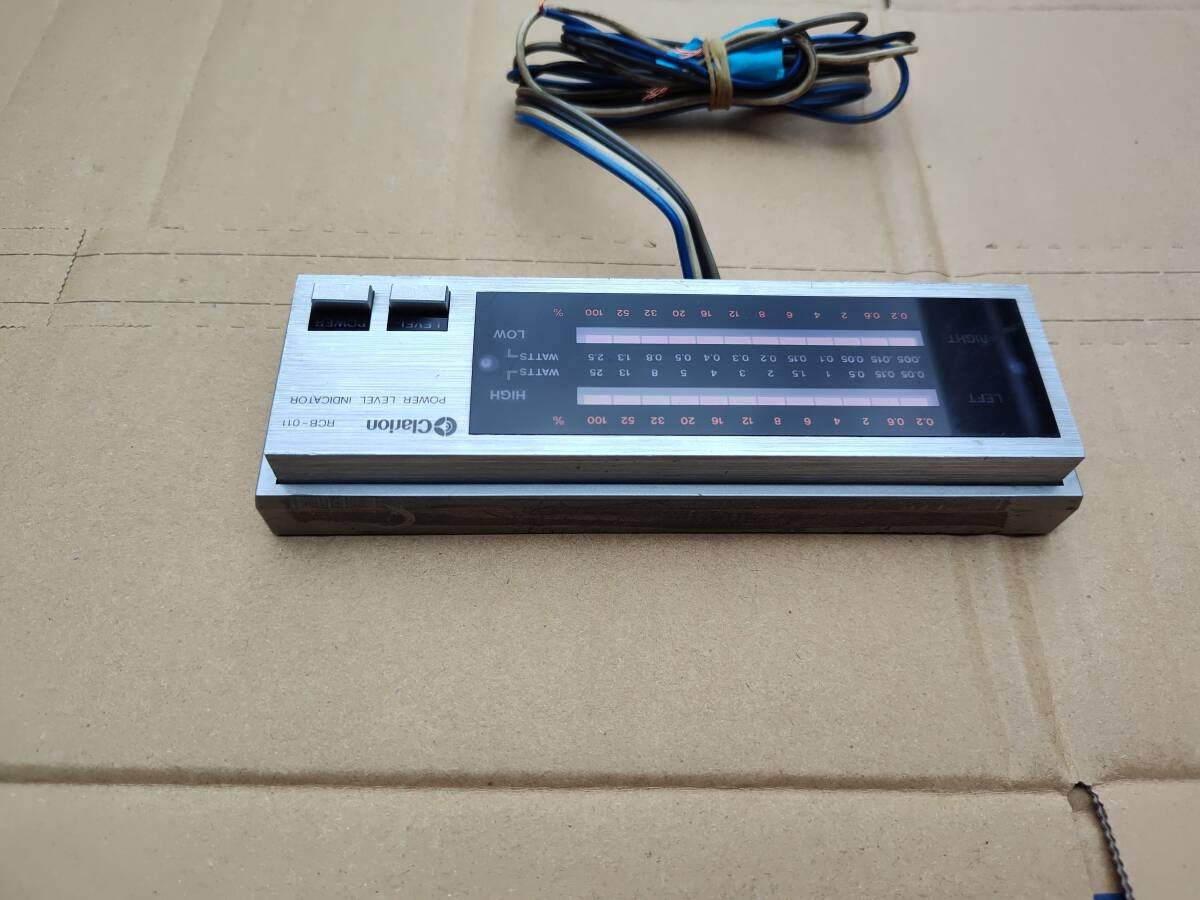 Clarion RCB-011 Power level indicator Audio original Old Car