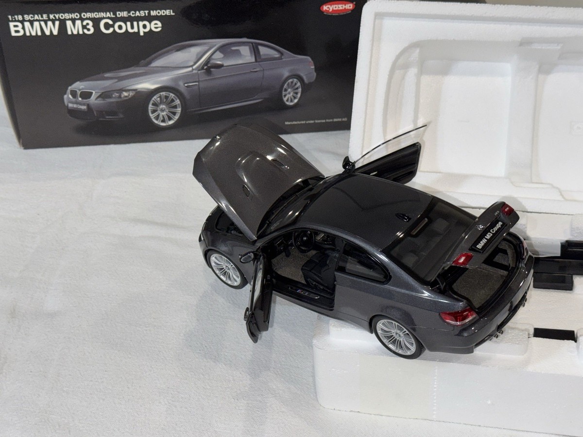 BMW M3 (E92) 1/18 ミニカー ブラック 1/18 Kyosho BMW E92 M3 Coupe (Black) Diecast Car Model