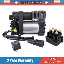 Air Suspension Compressor w/ Solenoid Valve Block For Hyundai Equus 2011-2016