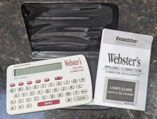 Websters Franklin Spelling Corrector Word Games 1997 NCS-100 Tested Works