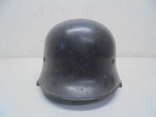 2wk Stahlhelm Feuerlösch Polizei Deutsch Ungereinigter Fundzustand