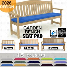 Outdoor Waterproof Fabric 2 3 4 Seater Bench Pad Garden Furniture Seat Cushion