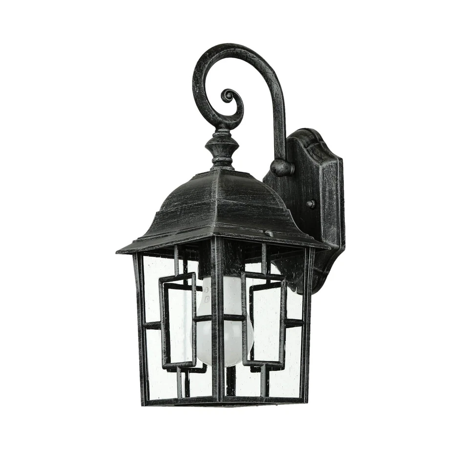 Maritime 5W LED Außenwandleuchte Hofeingangsleuchte in silber Außenleuchten H - Bild 4 von 4