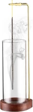 Incense Holder Insence- Stick Holder [Anti-Ash Flying] with Removable Glass