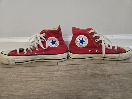 Vintage Converse All-Star Chuck Taylor Made in USA Red - Size 5. Late 70s. 80s - Picture 3 of 15