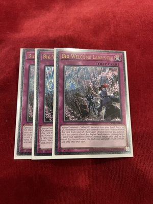 #ad Yu Gi Oh Big Welcome Labrynth OP23 EN003 Ultimate Rare EURO x1 $29.99