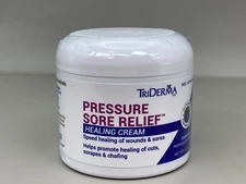 TriDerma Pressure Sore Relief Healing Cream, 4 Ounces EXP 08/2027