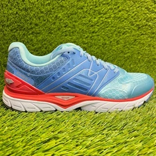 Karhu Fast 7 MRE Womens Size 9 Silver Lake Blue Red Running Shoes Sneakers