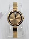 MOVADO BOLD 3601007 TREND GOLD DIAL GOLD STAINLESS STEEL BANGLE WOMENS WATCH