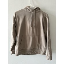 Athleta Sweatshirt Women's XS Taupe Hoodie Athleisure Neutral Activewear